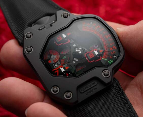 Replica Urwerk Watch UR-110 PTH BLACK RED LIMITED EDITION